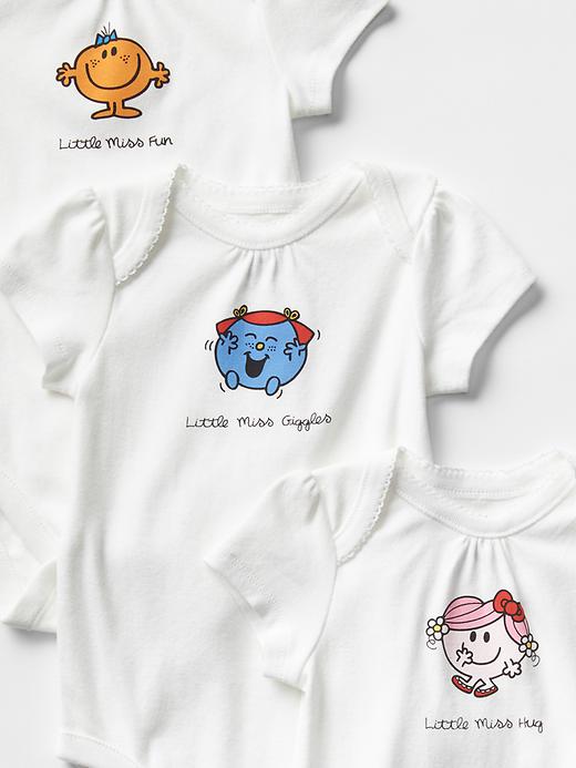 Image number 3 showing, Little Miss&#153 + babyGap graphic bodysuit (3-pack)