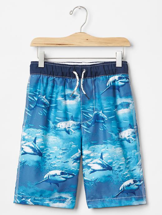 Image number 1 showing, Sea shark swim trunks