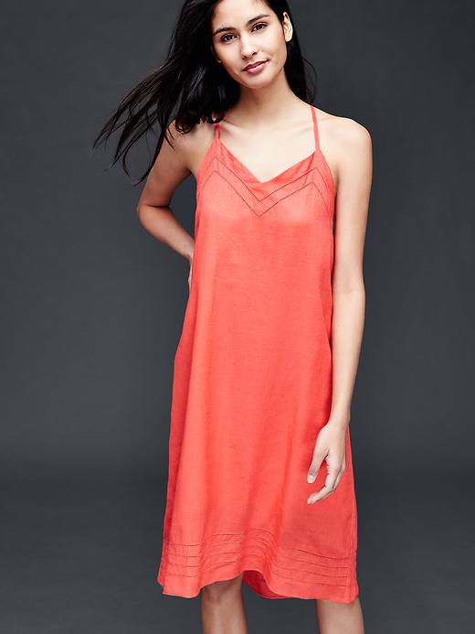 Image number 1 showing, Linen cami dress