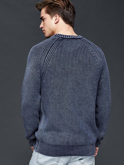 Image number 2 showing, Ribbed raglan sweater
