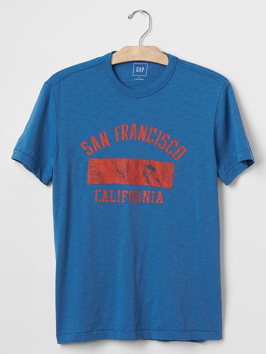 Image number 4 showing, San Francisco graphic crew t-shirt