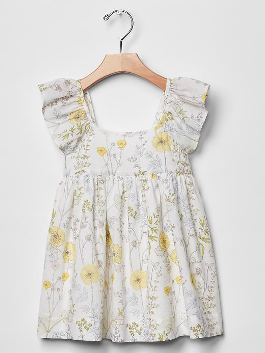 Image number 1 showing, Spring floral flutter dress