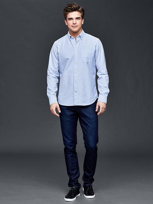 Image number 3 showing, Oxford bengal stripe standard fit shirt