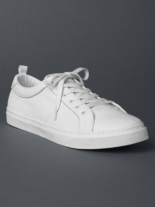 View large product image 1 of 2. Leather sneakers