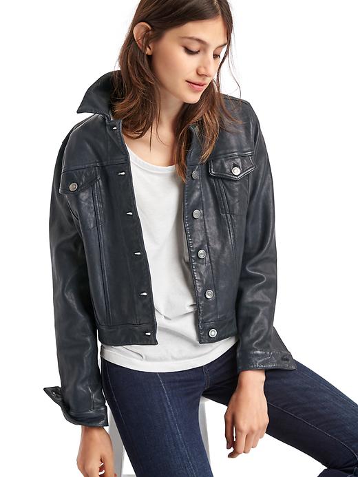 Image number 5 showing, Icon leather jacket