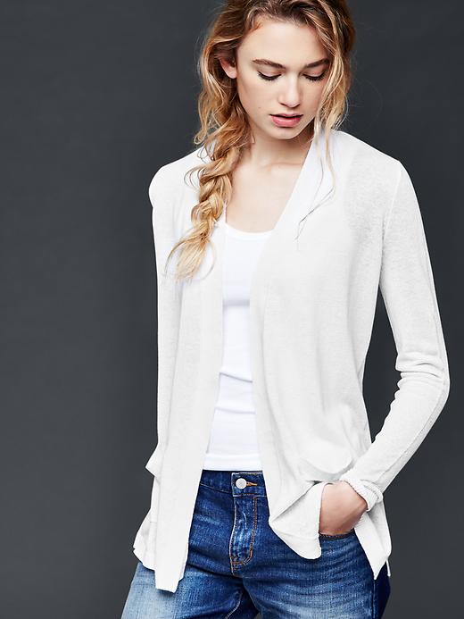 Image number 7 showing, Open front cardigan