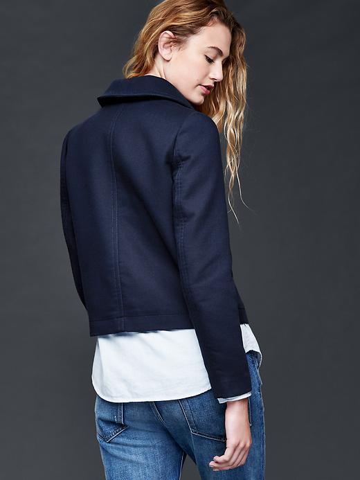 Image number 2 showing, Crop peacoat