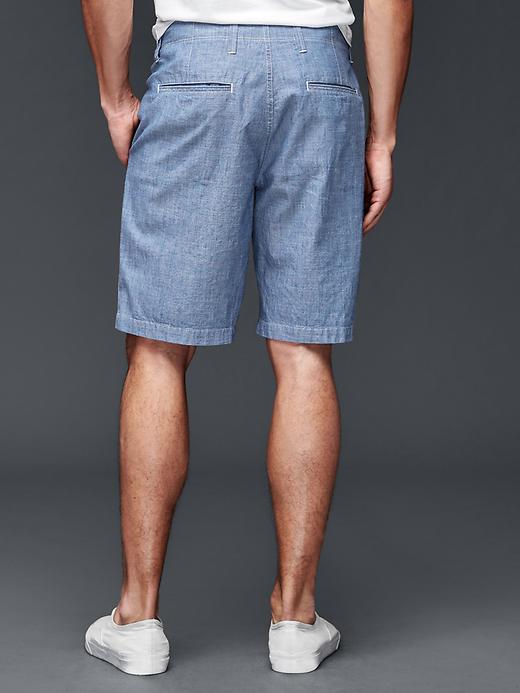 Image number 2 showing, 1969 chambray everyday shorts (10")