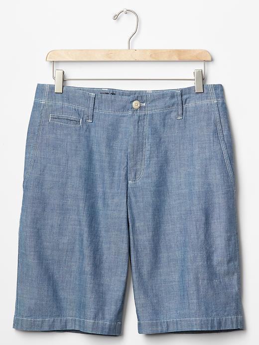 Image number 4 showing, 1969 chambray everyday shorts (10")