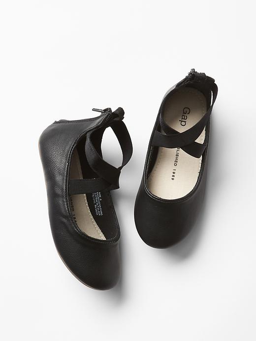 View large product image 1 of 1. Criss-cross ballet flats