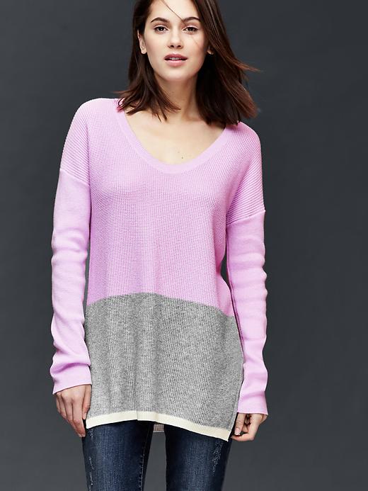 Image number 1 showing, Brooklyn colorblock pullover sweater