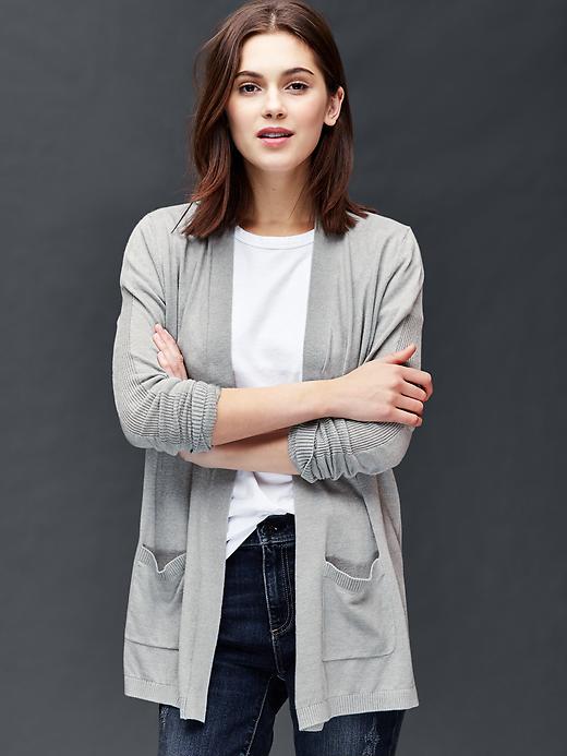 Image number 6 showing, Open front cardigan