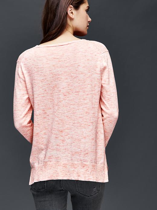 Image number 2 showing, Cotton essential V-neck sweater