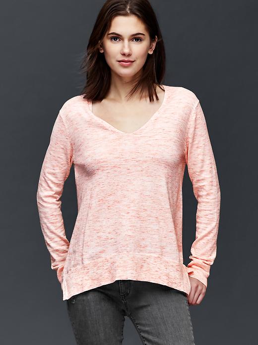 Image number 5 showing, Cotton essential V-neck sweater