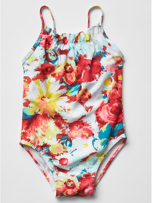 Image number 1 showing, Floral swim one-piece