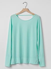View large product image 5 of 6. GapFit Breathe ballet long sleeve tee