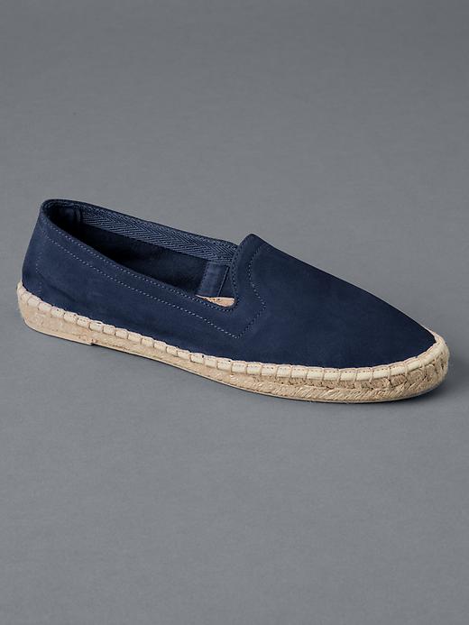 Image number 4 showing, Suede loafer espadrilles