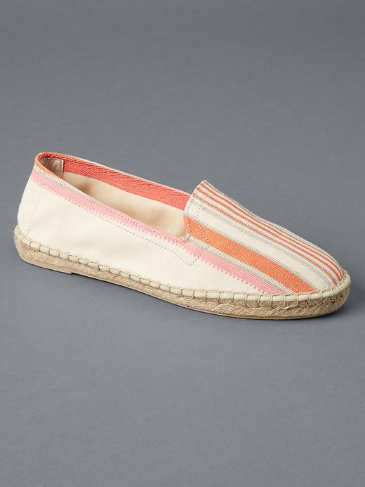 Image number 1 showing, Fabric loafer espadrilles