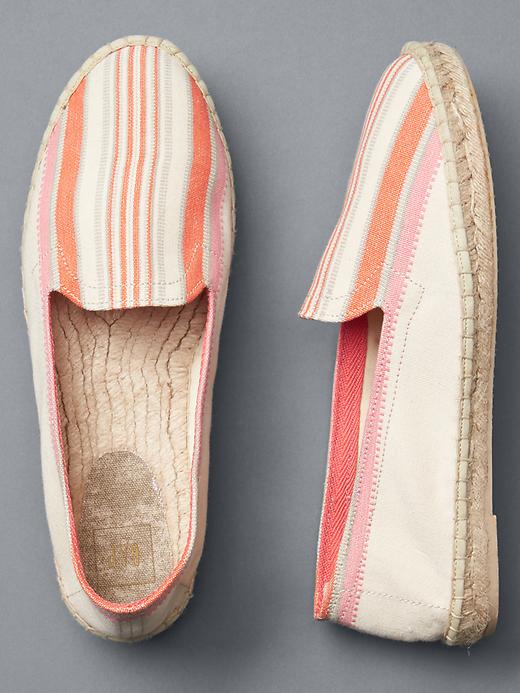 Image number 2 showing, Fabric loafer espadrilles