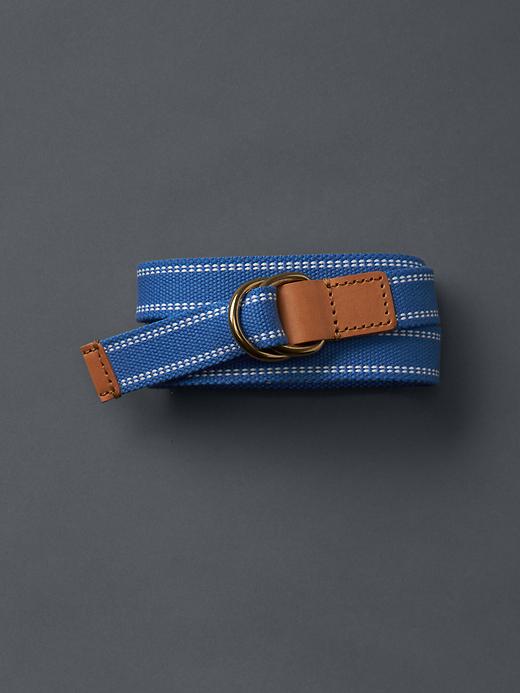 View large product image 1 of 1. Stitched webbing belt