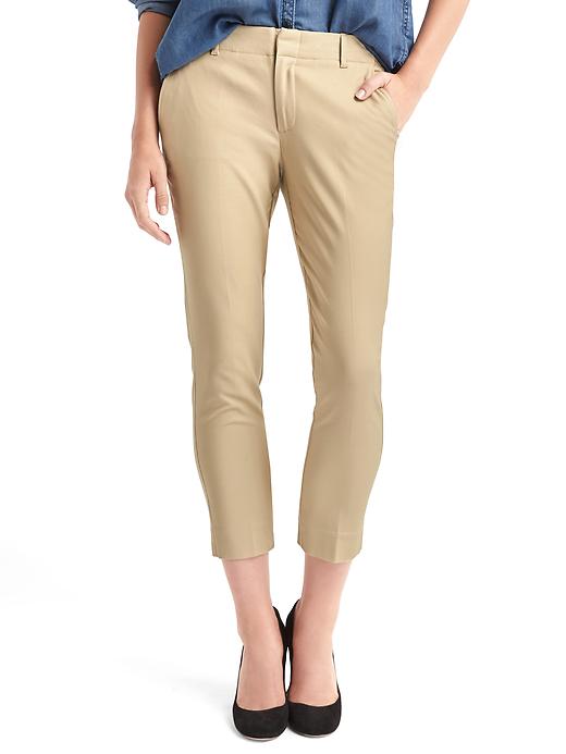 View large product image 1 of 1. Slim crop pants