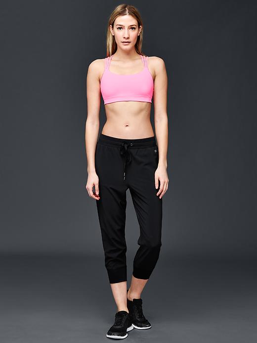 Image number 4 showing, Low impact Coolmax&#174 layer triple-strap sports bra