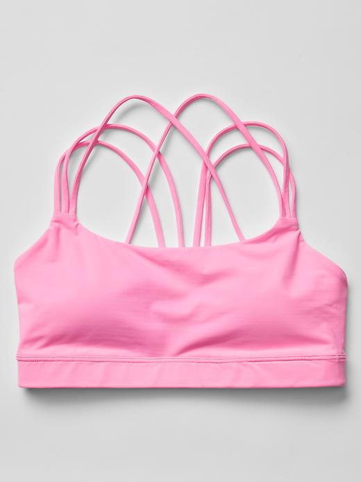 Image number 5 showing, Low impact Coolmax&#174 layer triple-strap sports bra