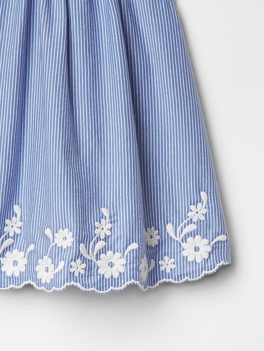 Image number 3 showing, Embroidered flutter dress