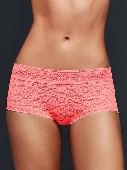 Image number 6 showing, Supersoft lace shorty