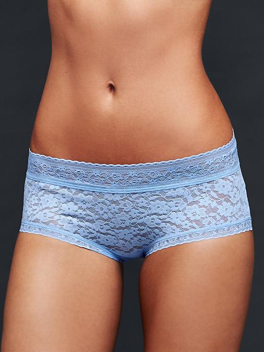 Image number 7 showing, Supersoft lace shorty