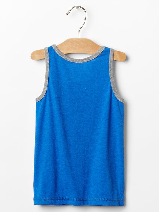 View large product image 2 of 3. Solid tank tee