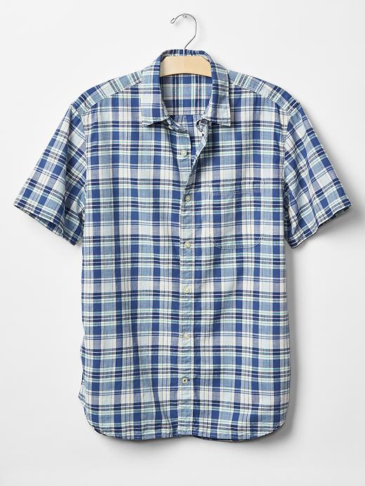 Image number 7 showing, Madras plaid standard fit shirt