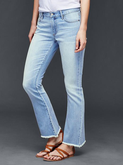 Image number 6 showing, ORIGINAL 1969 summer flare jeans