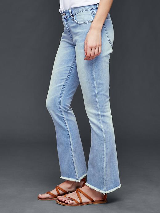 Image number 3 showing, ORIGINAL 1969 summer flare jeans
