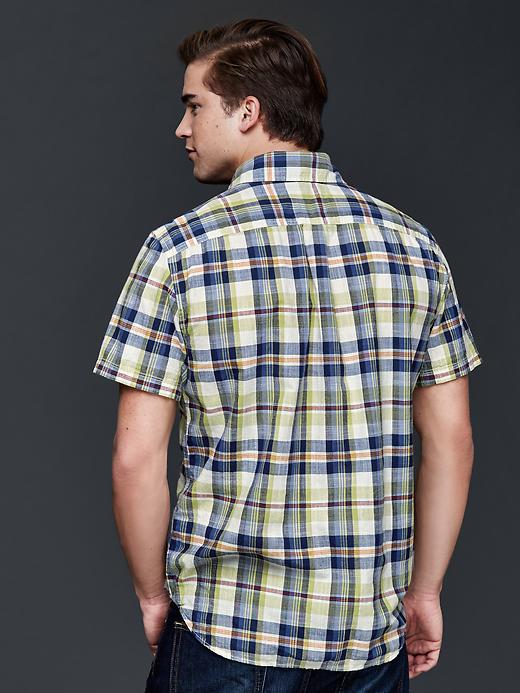 Image number 2 showing, Madras plaid standard fit shirt