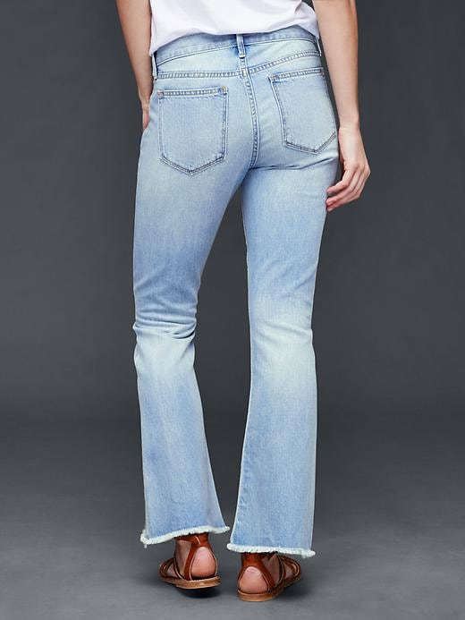 Image number 2 showing, ORIGINAL 1969 summer flare jeans