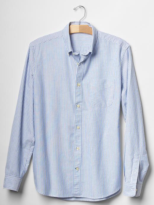 Image number 6 showing, Oxford bengal stripe standard fit shirt