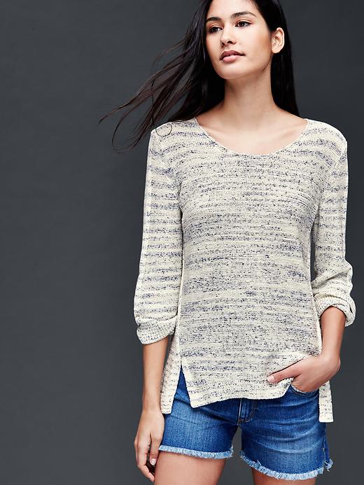 Image number 1 showing, Marled sweater