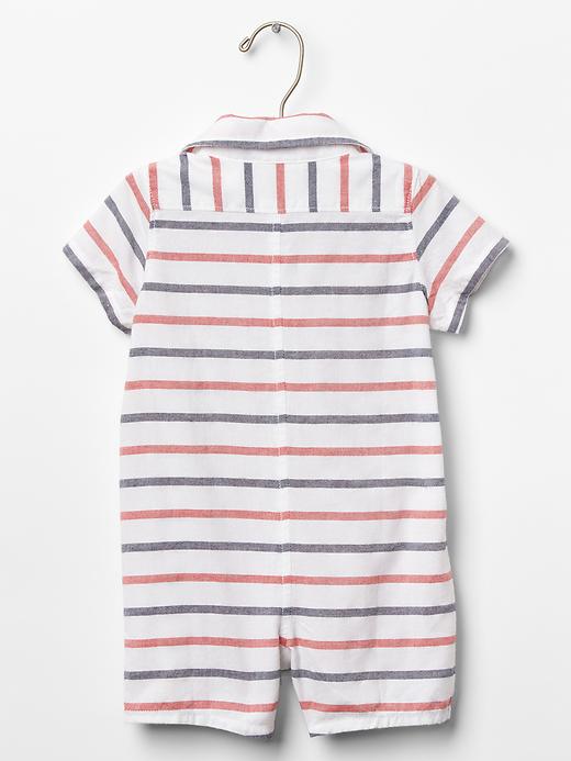 Image number 2 showing, Americana stripe shortie one-piece