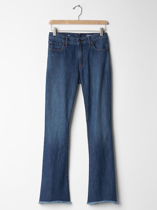 Image number 6 showing, ORIGINAL 1969 summer flare jeans