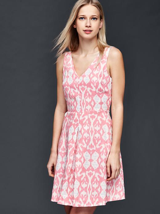 Image number 7 showing, Linen fit & flare dress