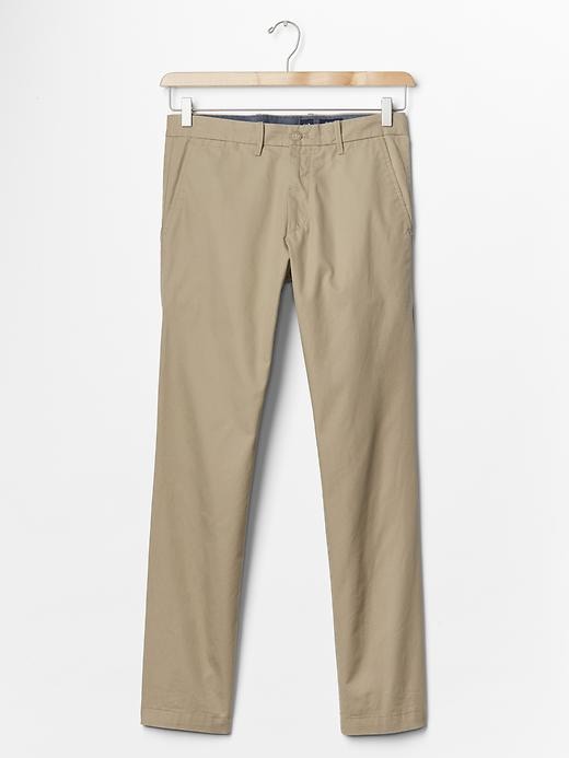 Image number 7 showing, Classic slim fit khakis