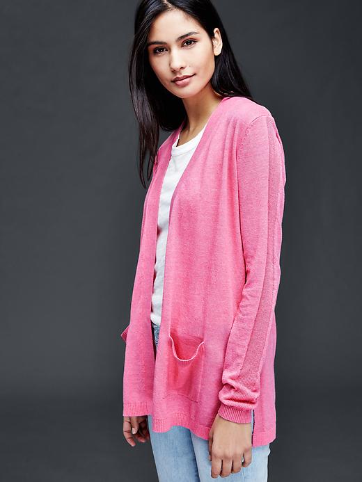 Image number 9 showing, Open front cardigan