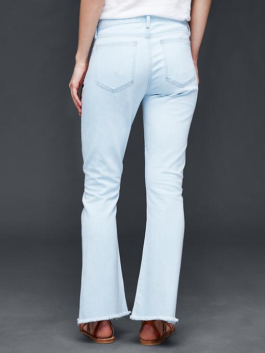 Image number 2 showing, ORIGINAL 1969 summer flare jeans