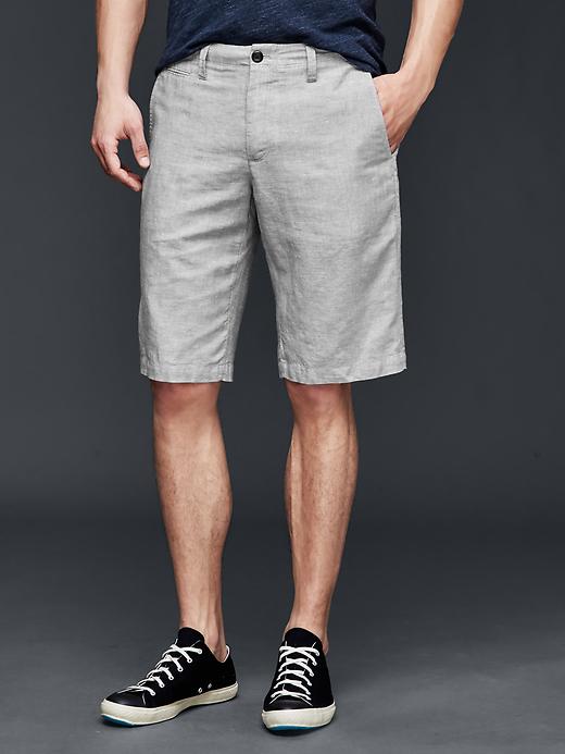 Image number 9 showing, Linen-cotton everyday shorts (12")