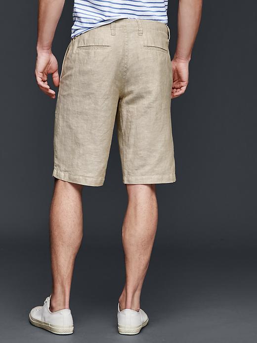 Image number 2 showing, Linen-cotton everyday shorts (12")