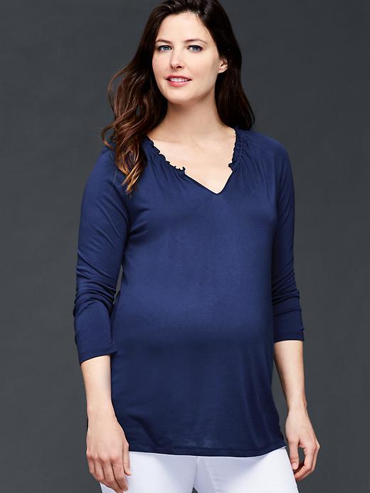 Image number 1 showing, Three-quarter sleeve dolman top
