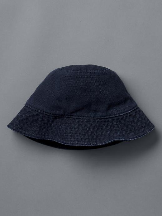 View large product image 1 of 1. Linen bucket hat