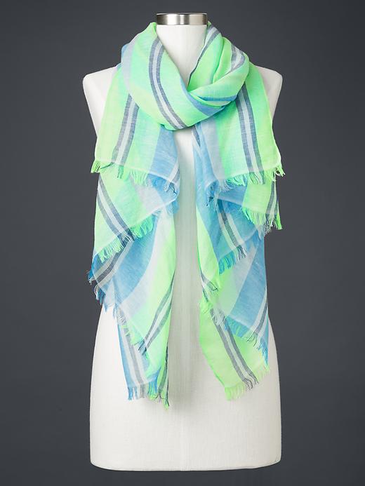 View large product image 1 of 1. Neon pop scarf