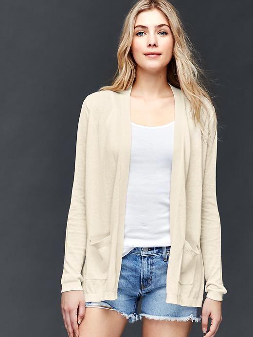 Image number 4 showing, Open front cardigan